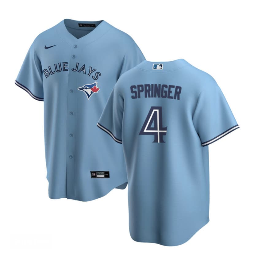 MLB Youth Player Replica Jersey Alt Powder Blue Springer Blue Jays