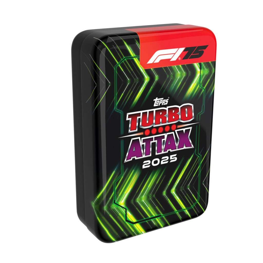 Topps Turbo Attax F1 Trading Cards 2025 Mega Tin (Green)