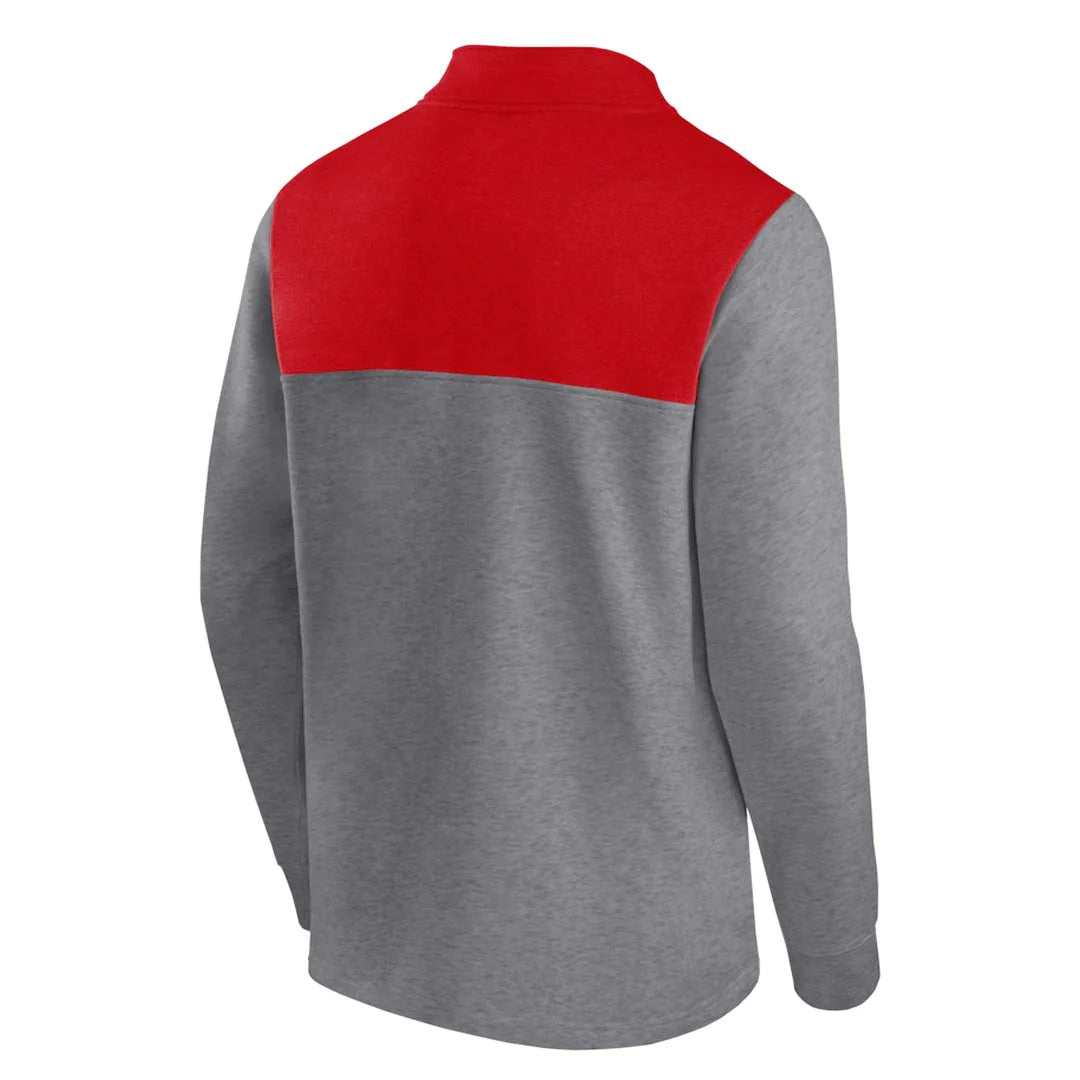 NHL 1/4 Zip Vintage Fleece Sweater Canadiens