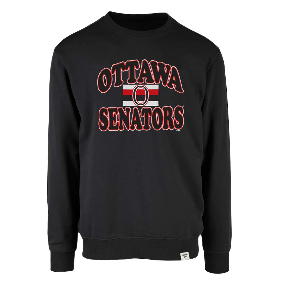 NHL Crew Neck Vintage Fleece Sweatshirt Senators
