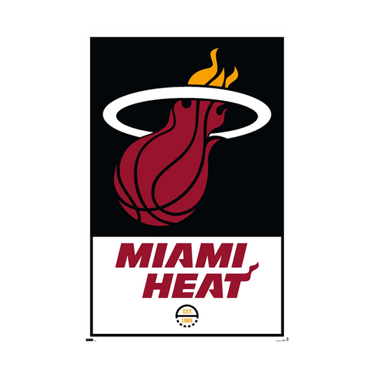 NBA Wall Poster Logo Heat