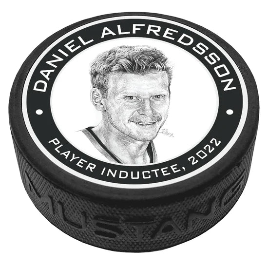 NHL Alumni Player Puck 1979 Legends Line Textured Senators Daniel Alfredson