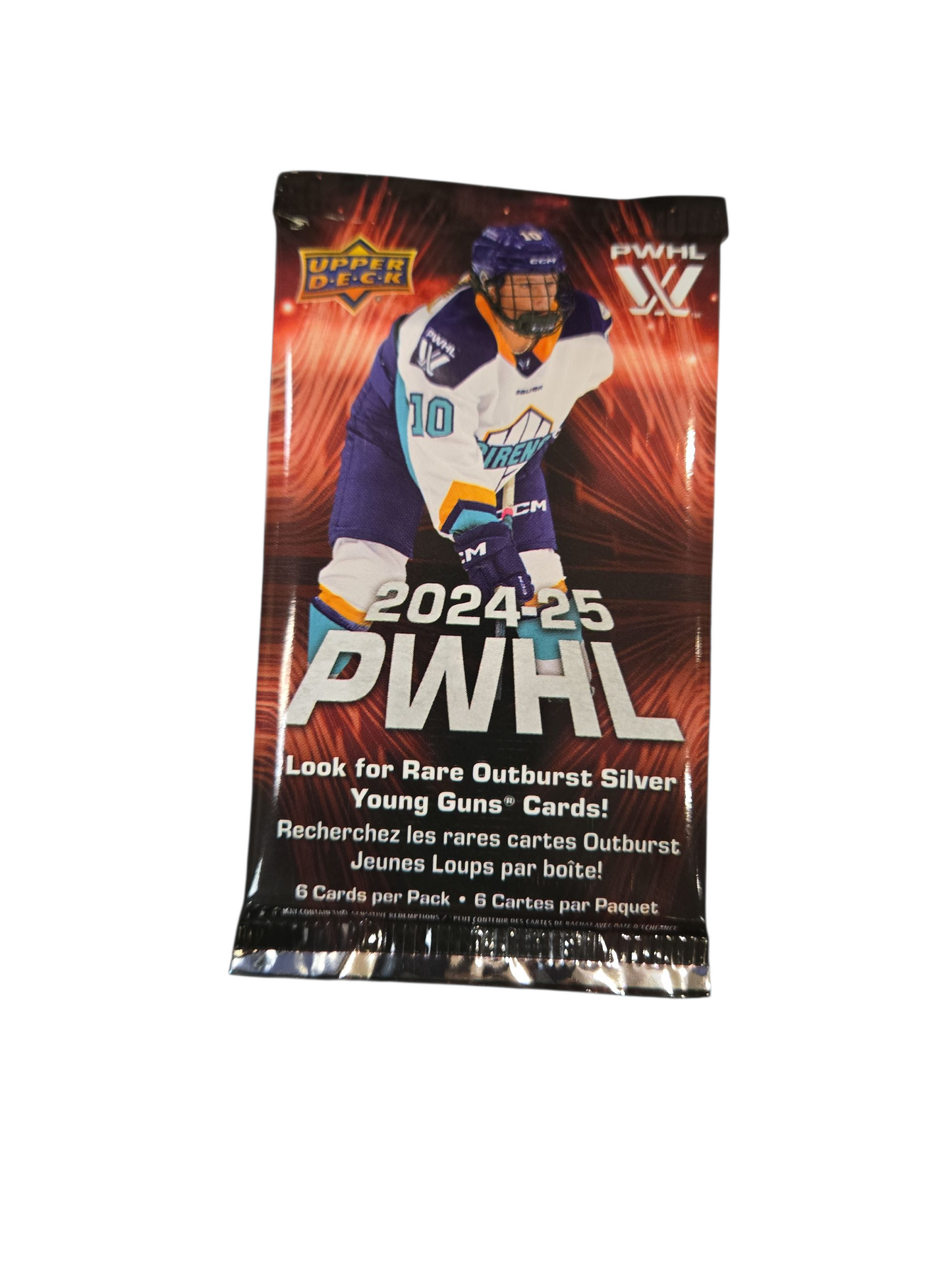 PWHL Trading Cards 2024-2025 Blaster Box Upper Deck (Single Pack)