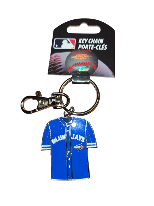 MLB Keychain and Swivel Clip Jersey Blue Jays