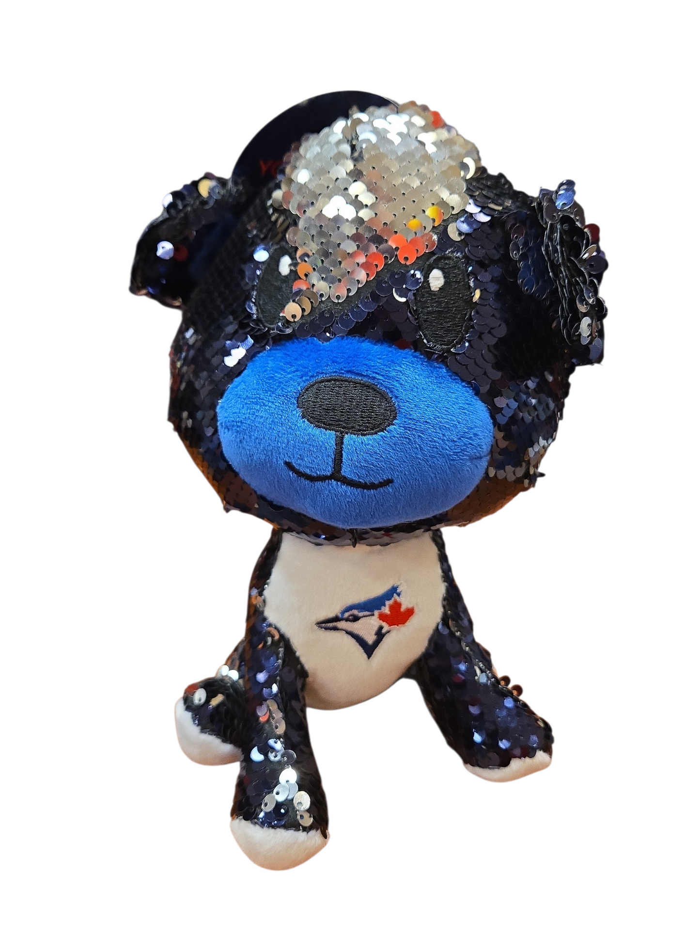 MLB Plush Sequins Bear Blue Jays