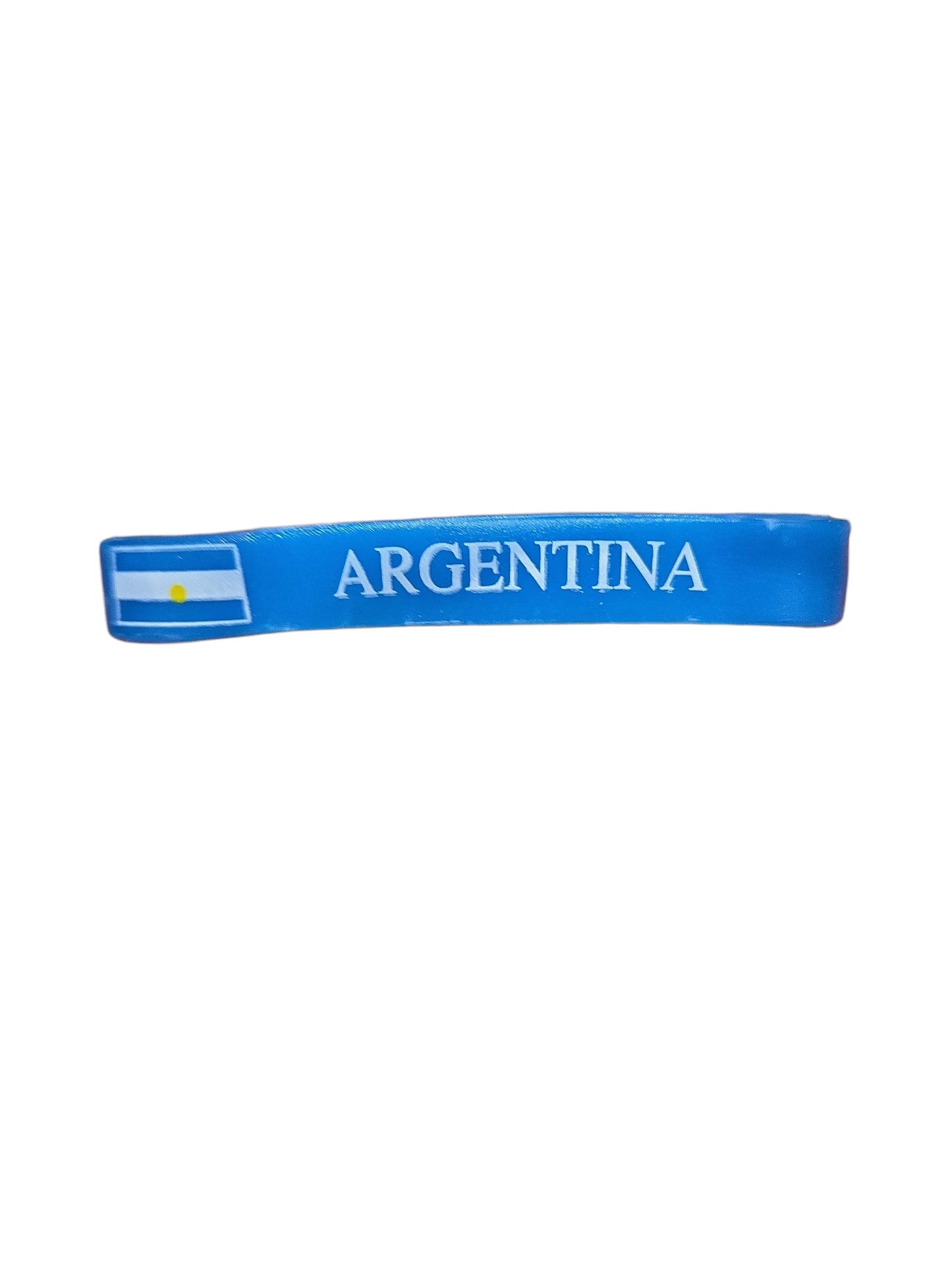 Country Rubber Bracelet Argentina (Blue)