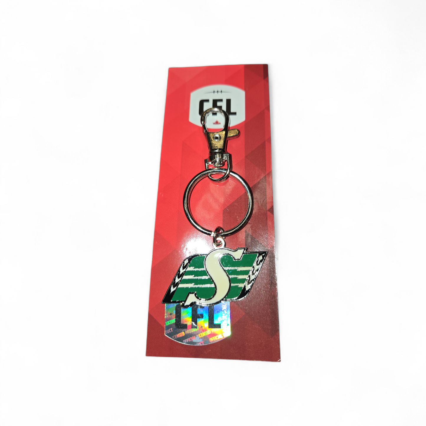 CFL Keychain and Swivel Clip Logo Roughriders
