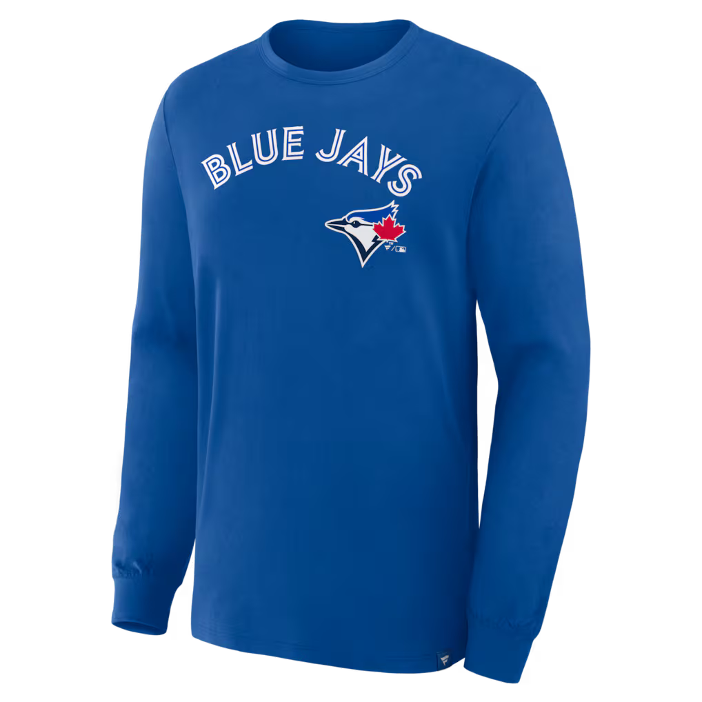 MLB Long Sleeve Shirt Lock Up Legacy Blue Jays