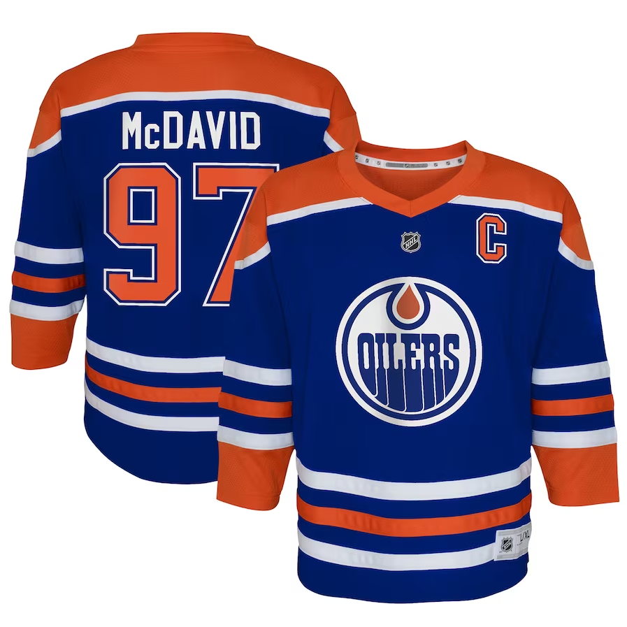 NHL Toddler Player Replica Jersey Home Connor McDavid Oilers (2022/23 - Present Logo)