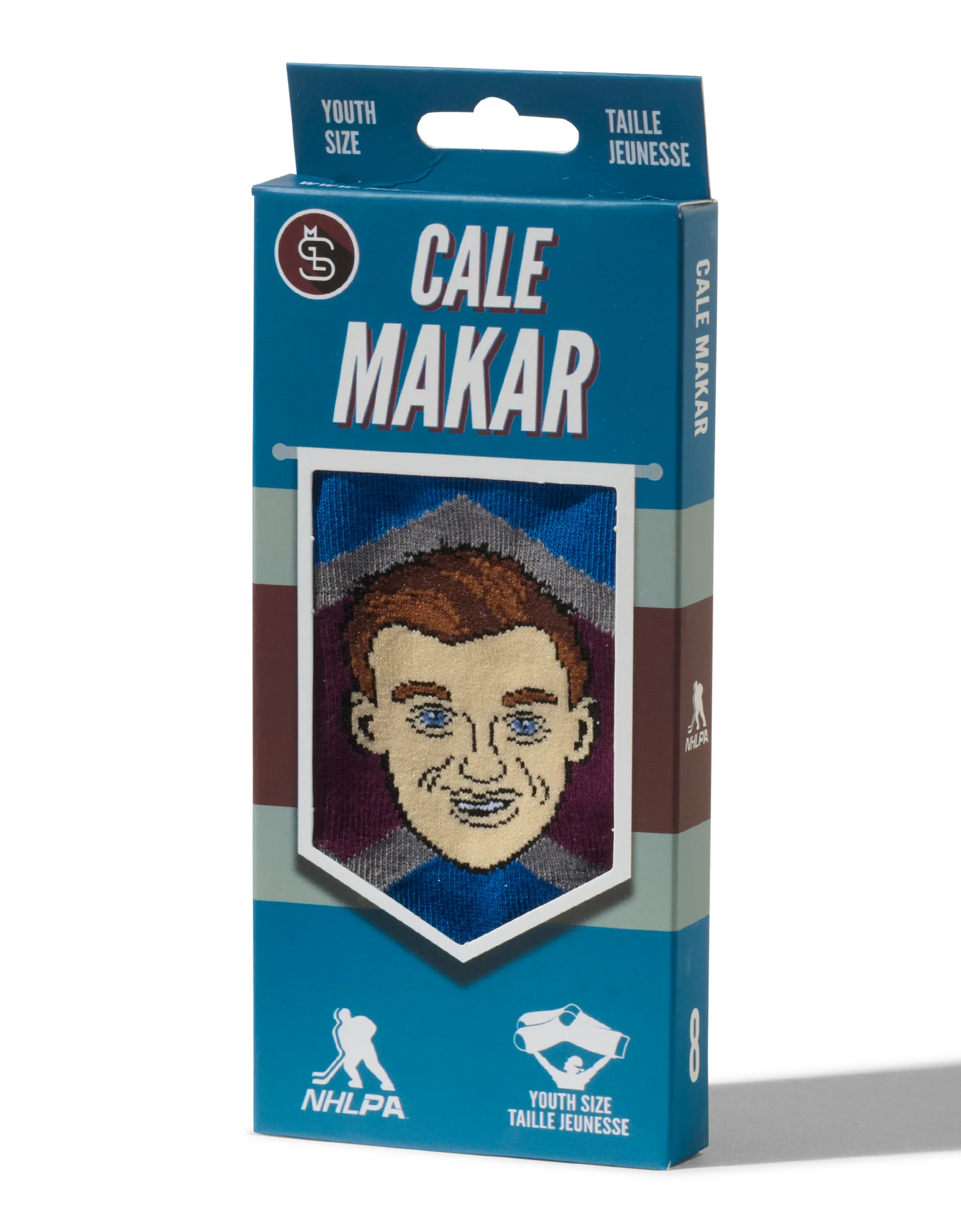 NHLPA Youth Player Socks Cale Makar Avalanche