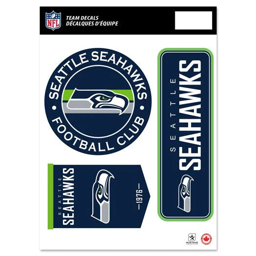 NFL Team Vinyl Decal Set Seahawks