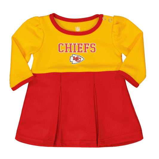 NFL Infant Girls' Cheer Dress Chiefs