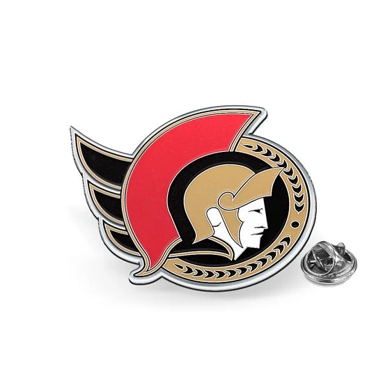 NHL Lapel Pin Embossed Logo Senators
