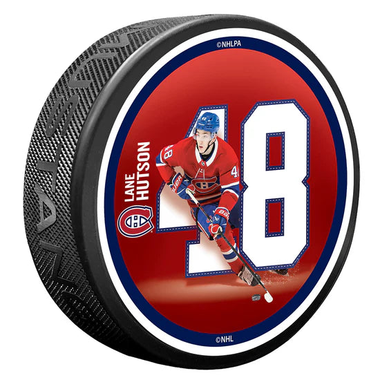 NHL High-Definition Puck Montreal Canadiens |Breakout Lane Hutson