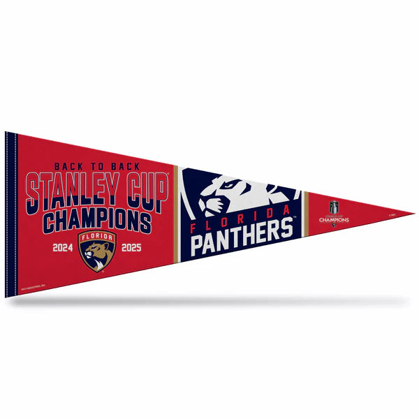 NHL Soft Felt Pennant 2025 Stanley Cup Champions Panthers