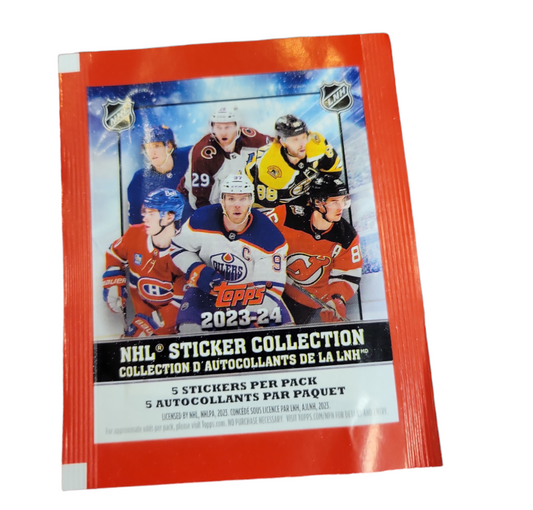 NHL Hockey Stickers Topps 2023-24 (Single Pack)