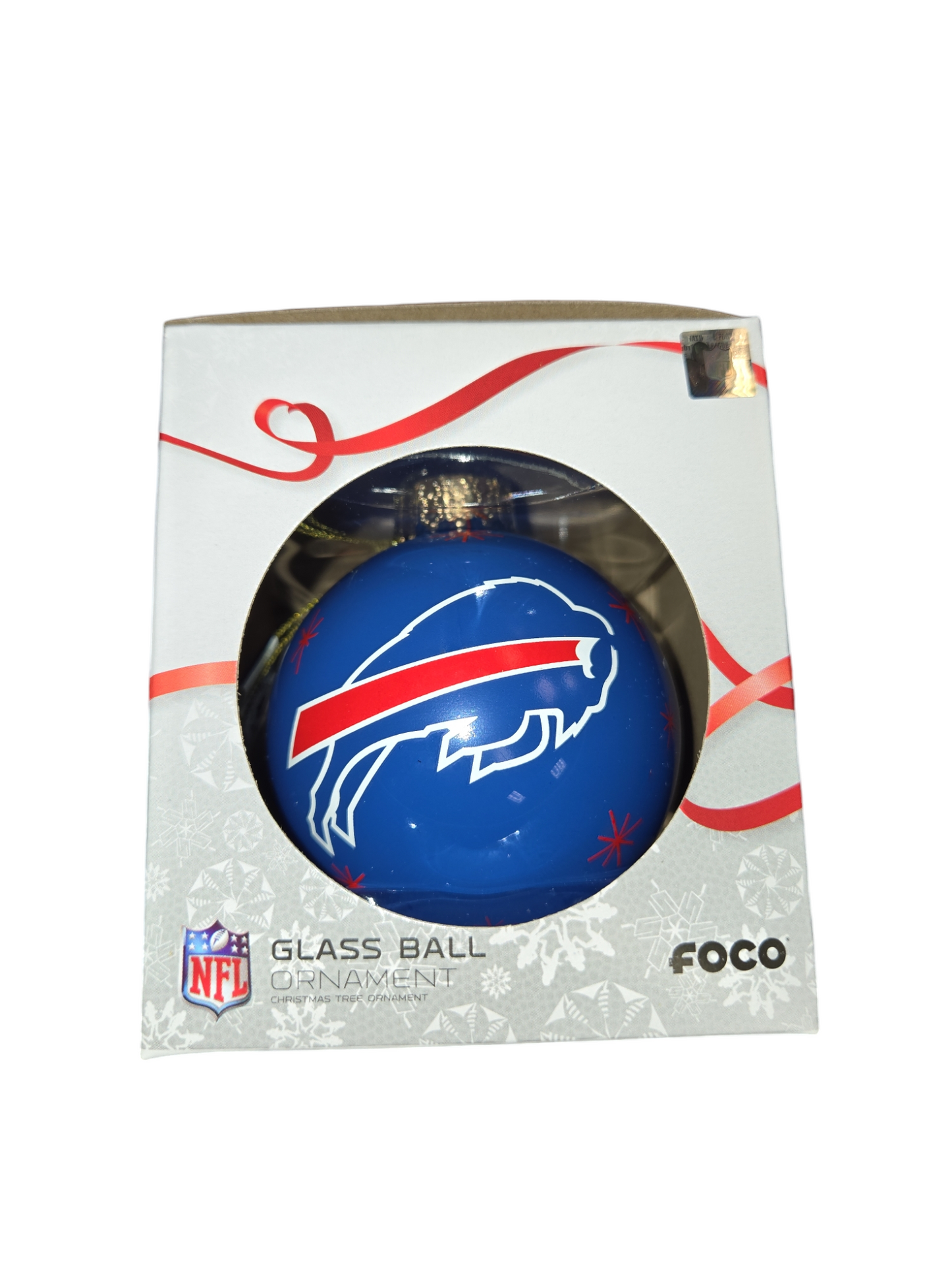NFL Ornament Glass Ball Bills
