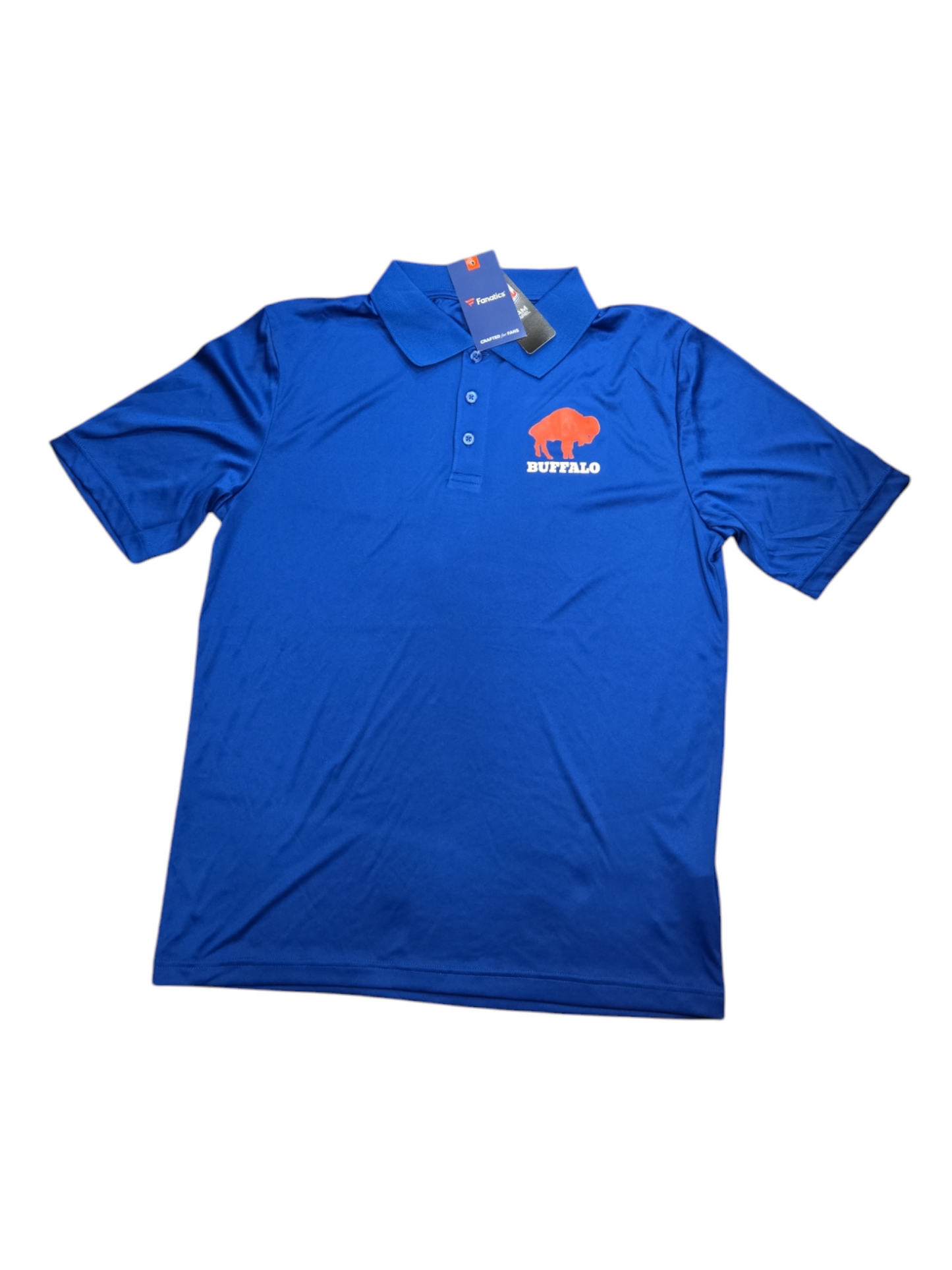 NFL Polo Blue Vintage Logo Bills