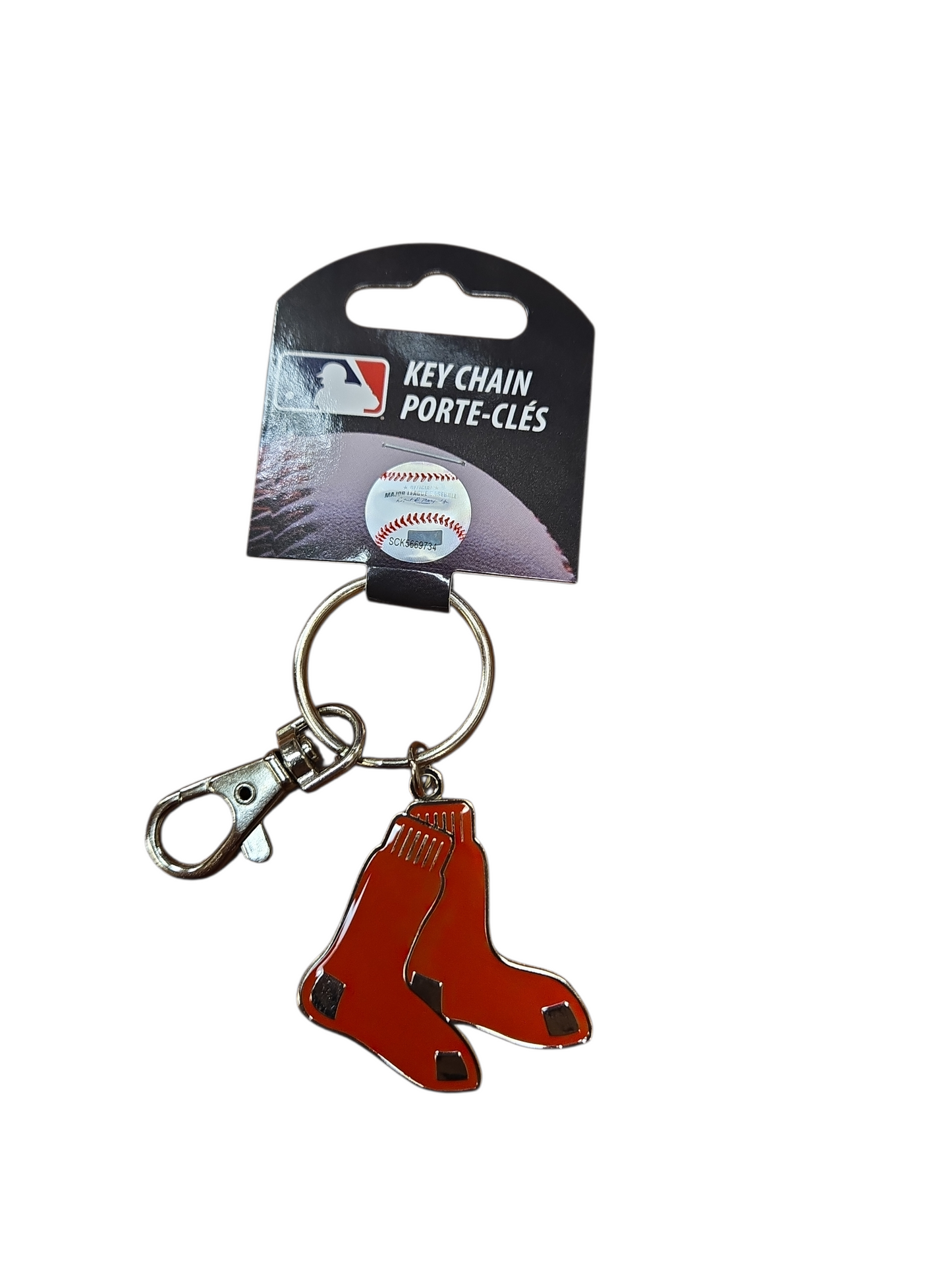 MLB Keychain Logo Red Sox