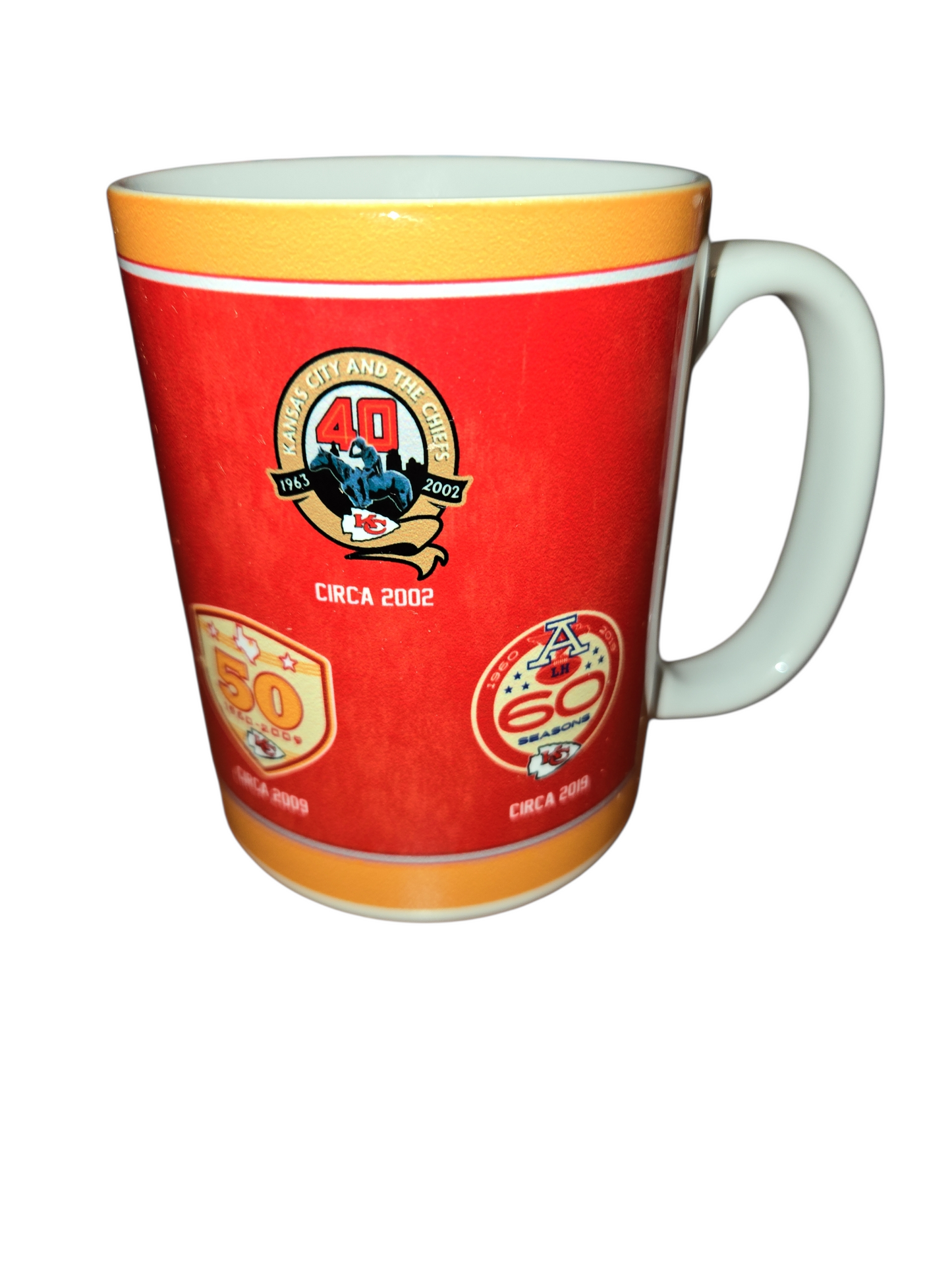 NFL Coffee Mug 15oz Logos To History Chiefs