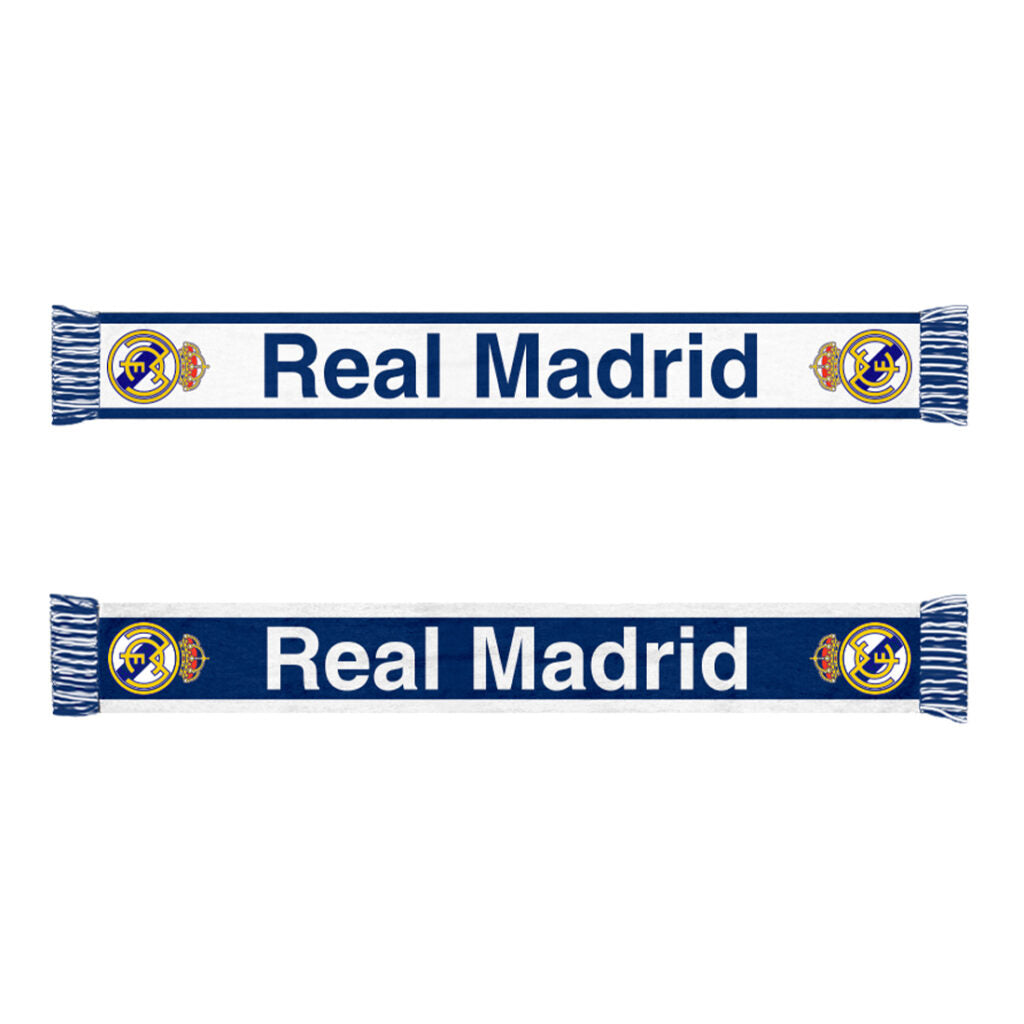 La Liga Scarf Knit Wordmark Double Sided Real Madrid CF
