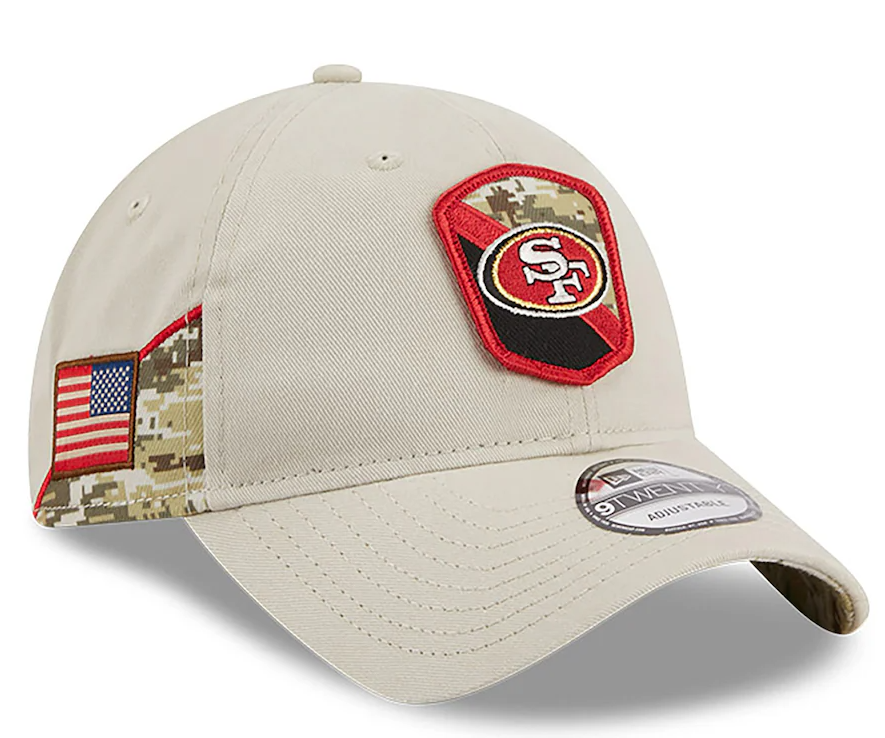 KTZ San Francisco 49ers Salute To Service 9twenty Cap in Green for Men