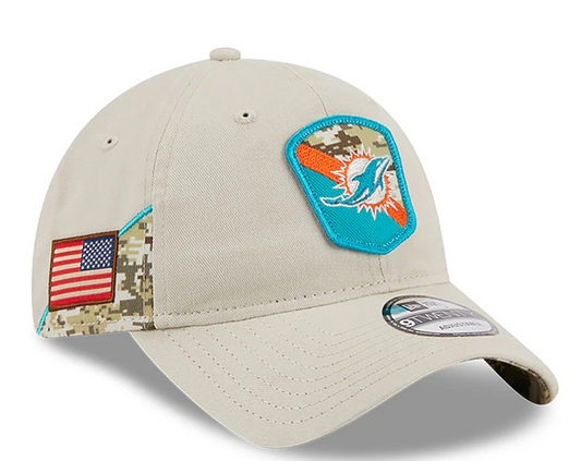 NFL Hat 920 Salute to Service 2023 Dolphins
