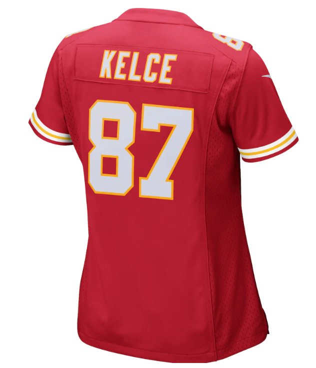 NFL Ladies Player Game Jersey Home Travis Kelce Chiefs
