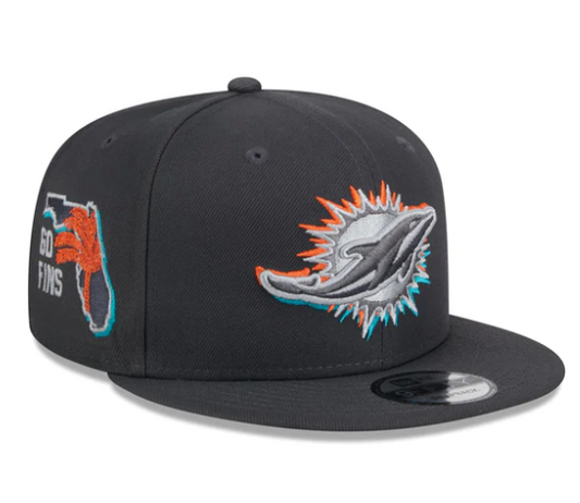 NFL Hat 950 Snapback Draft 2024 Grey Dolphins