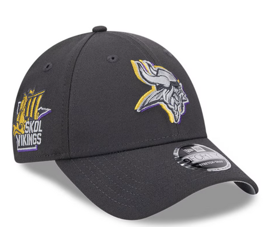 NFL Hat 940 Draft 2024 Grey Vikings