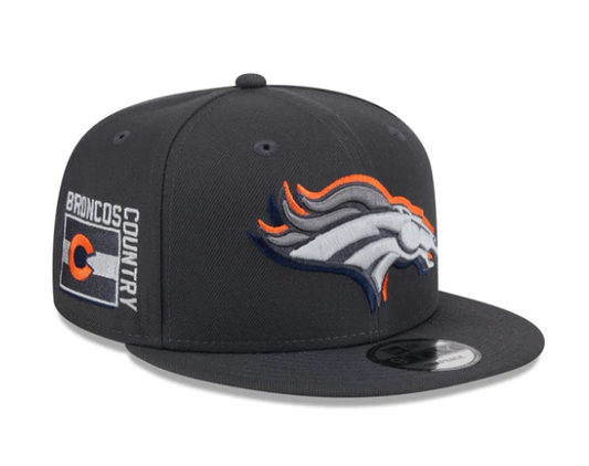 NFL Hat 950 Snapback Draft 2024 Grey Broncos