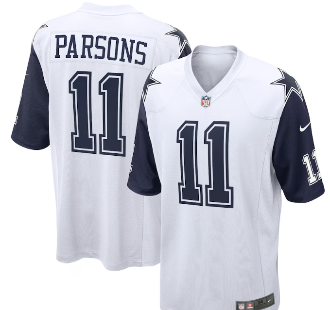 NFL Player Game Jersey Alt White Micah Parsons Cowboys