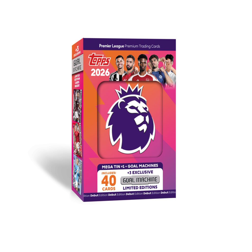 Topps Premier League Premium Trading Cards 2025-26 Mega Tin