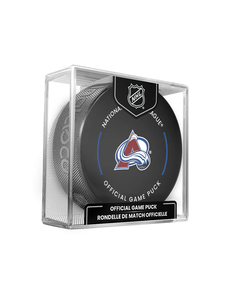 NHL Game Puck 2024-25 Avalanche