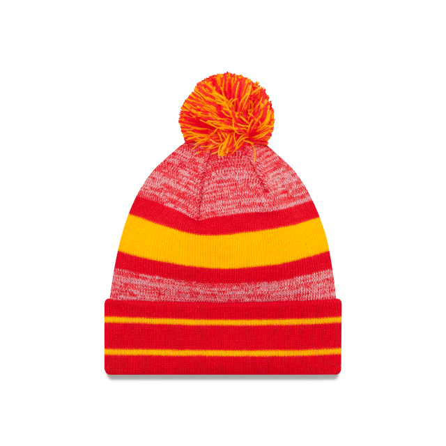 NFL Knit Hat Pom Cuff Chiefs