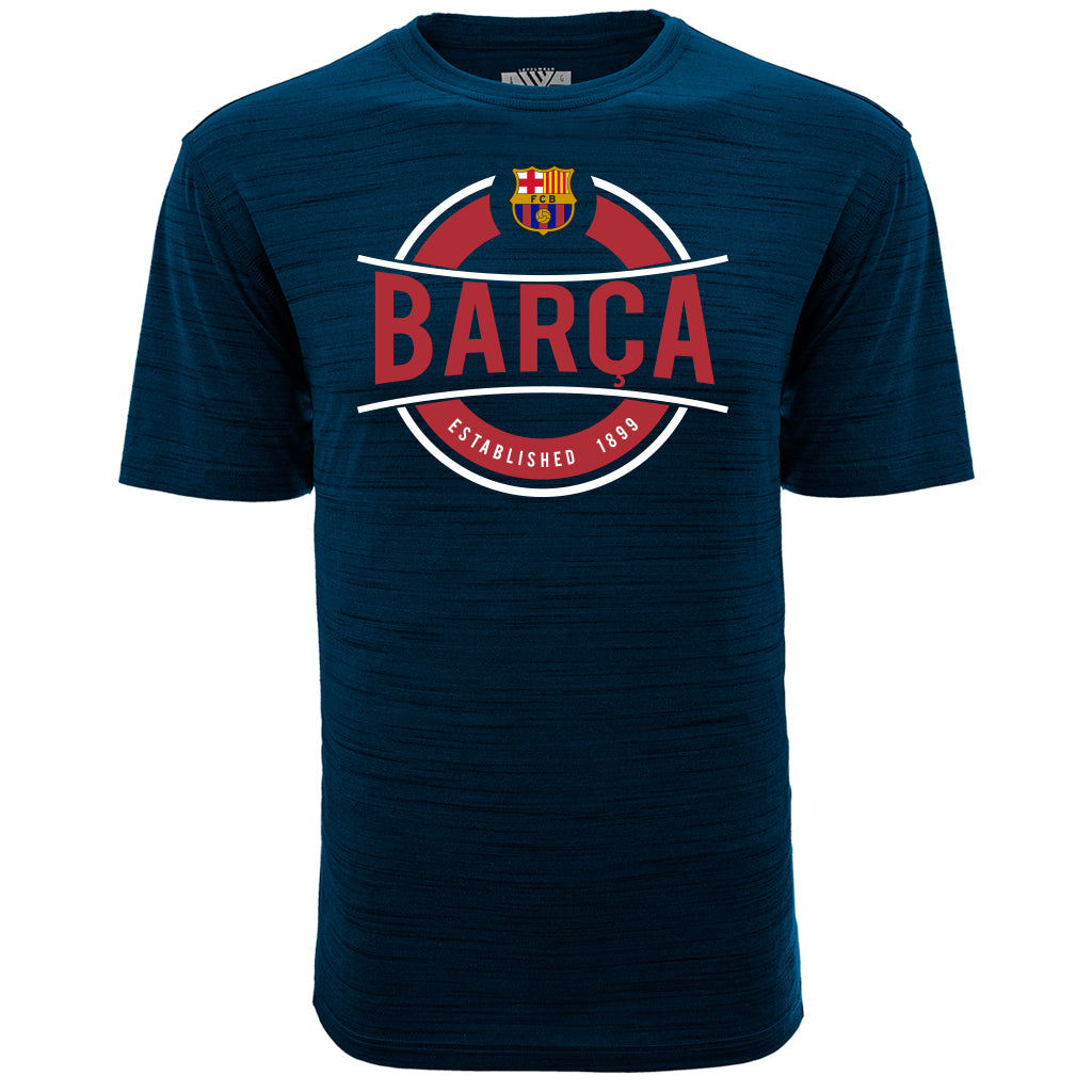 La Liga Poly T-Shirt Heathered Advantage Anchor FC Barcelona