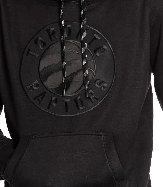 NBA Hoodie Black on Black Raptors