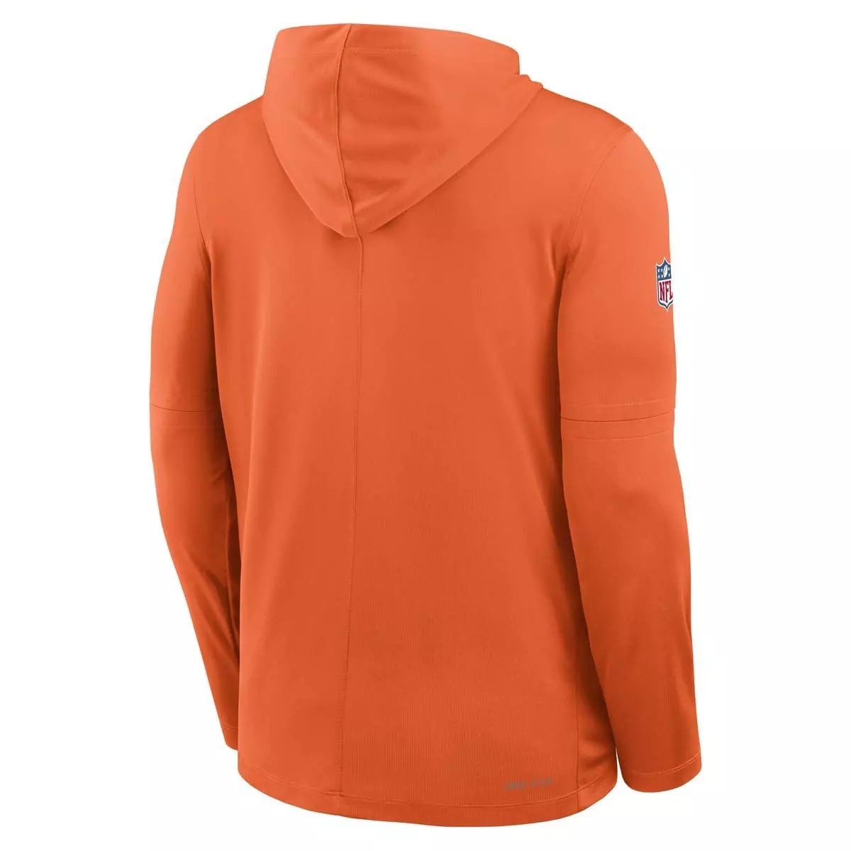 NFL Dri-FIT Long Sleeve Hoodie 2025 Sideline Pure Fury Broncos (Orange)