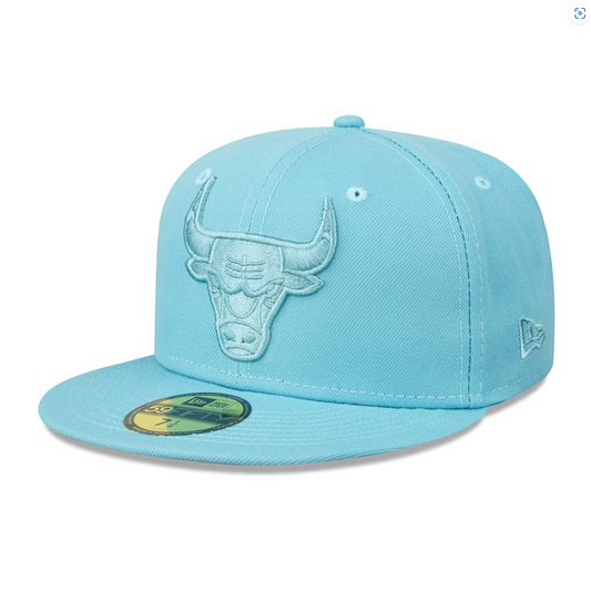 NBA Hat 5950 Color Pack Tonal Bulls (Light Blue)