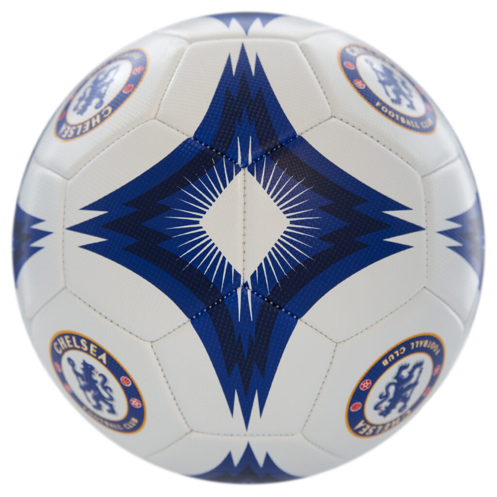 EPL Soccer Ball White and Blue Chelsea FC
