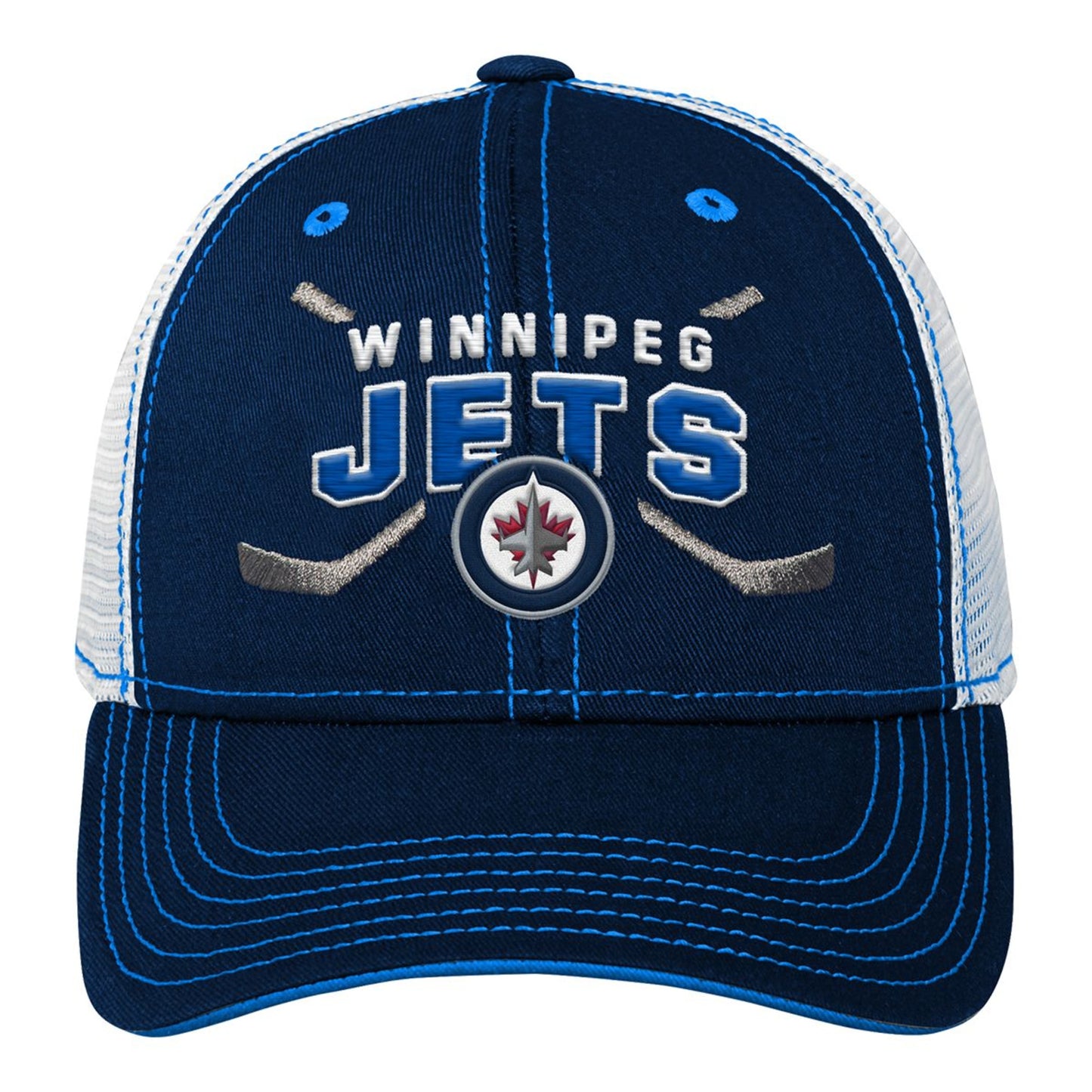 NHL Youth Hat Mesh Lockup Jets
