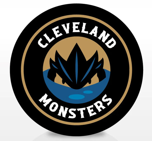 AHL Puck Logo Cleveland Monsters