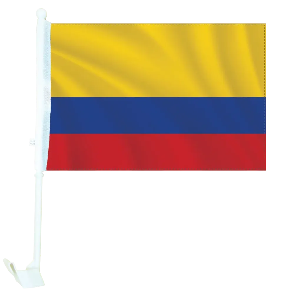 Country Car Flag Colombia
