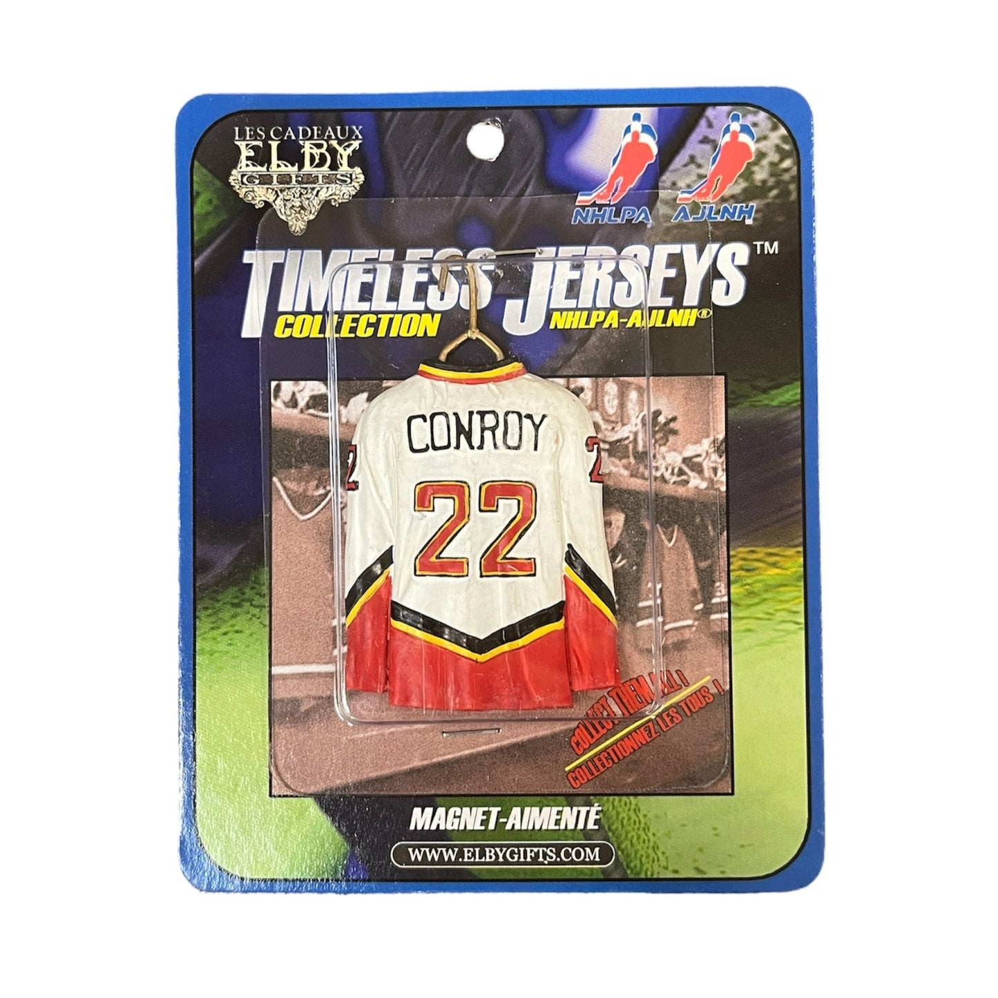 NHL Vintage Player Ceramic Magnet Craig Conroy Flames