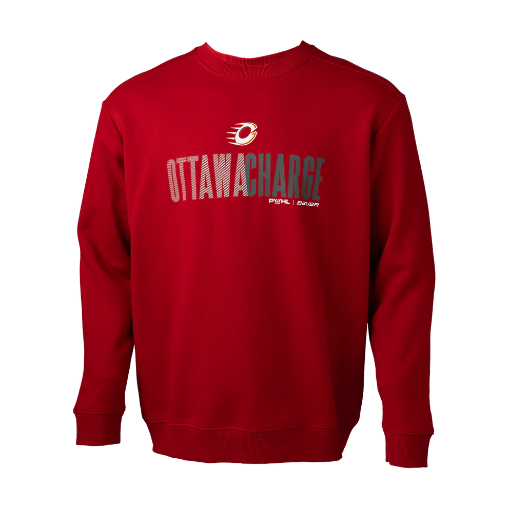 PWHL Crew Neck Team Color Ottawa Charge