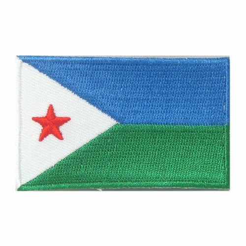 Country Patch Flag Djibouti