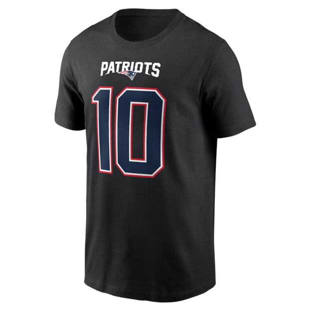 NFL Player T-Shirt Carbon Name And Number Drake Maye Patriots