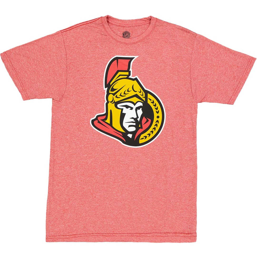 NHL Poly T-Shirt Heathered Red Senators
