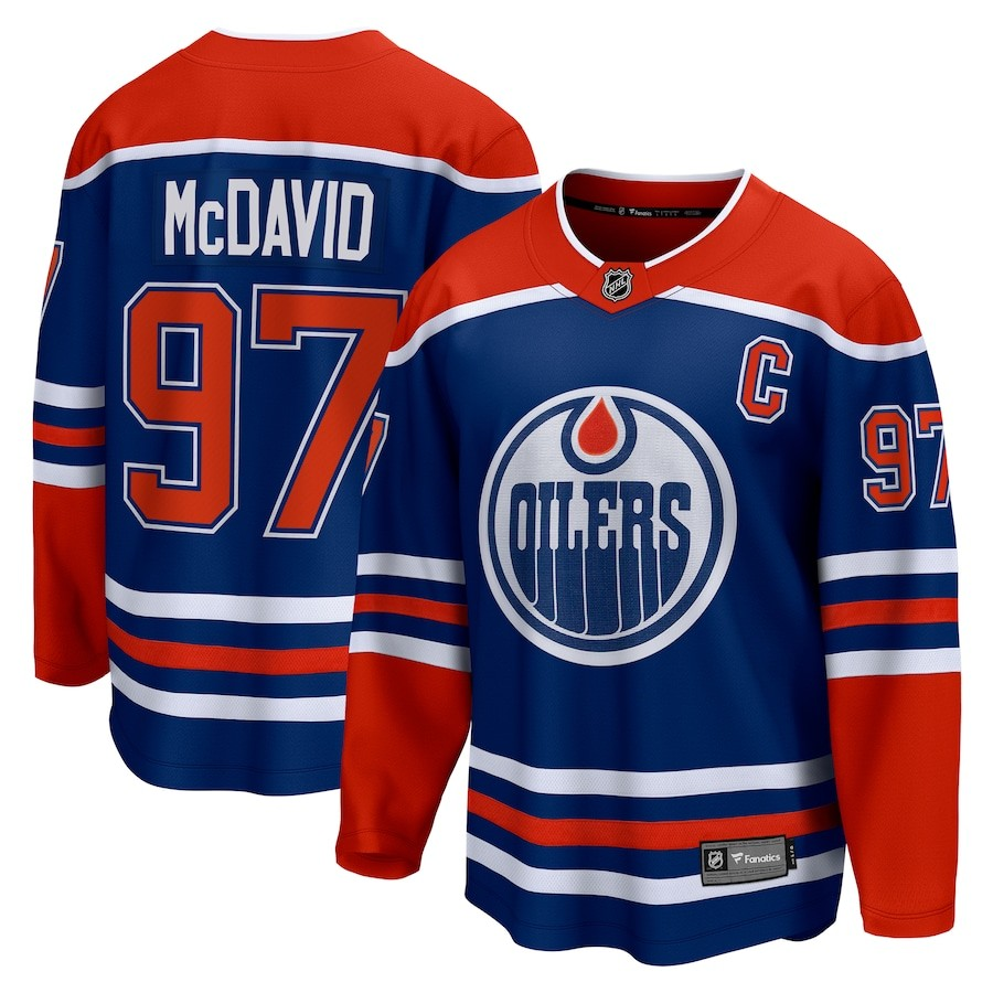 NHL Player Replica Breakaway Jersey Home Connor McDavid Oilers
