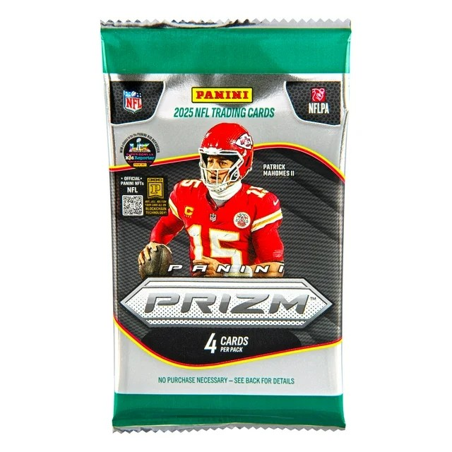 NFL Panini Football Trading Cards Prizm 2025 Blaster Box
